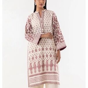 Sana Safinaz Stitched Salwar Kameez Dupatta Suits Size XS SKU: FW24SGE571 NWT